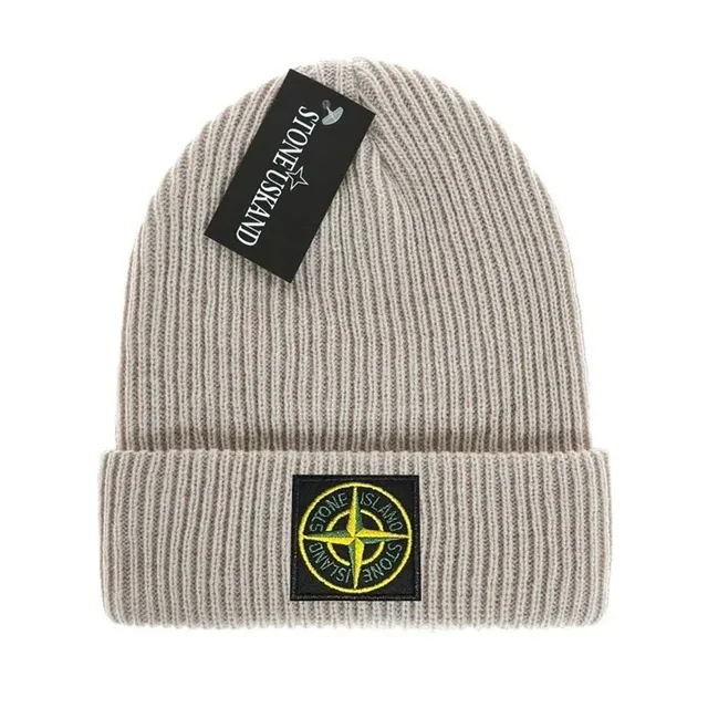 Stone Island Ribbed Beanie Compass Patch