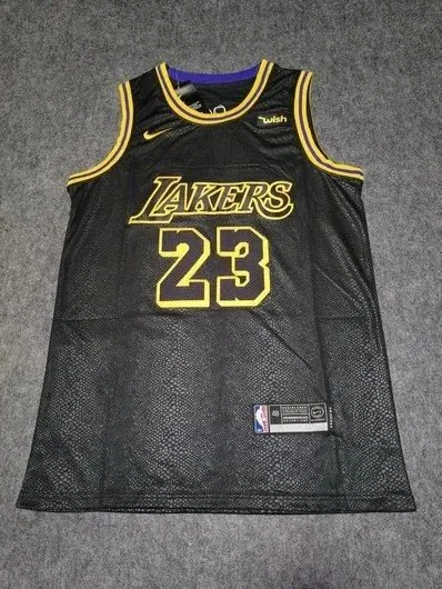 Nike Lakers Swingman Jersey Black Gold