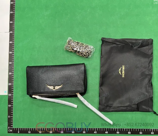 Chrome Hearts Wings Clutch Gold Hardware