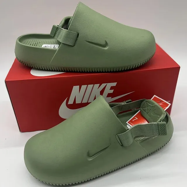 Nike sandals slippers Olive