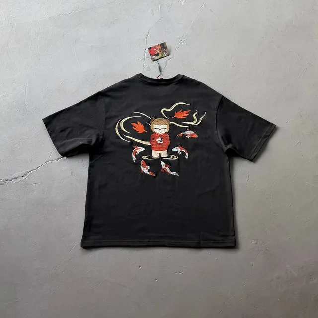 Gallery Dept. Graphic Tee Embroidered Koi & Child
