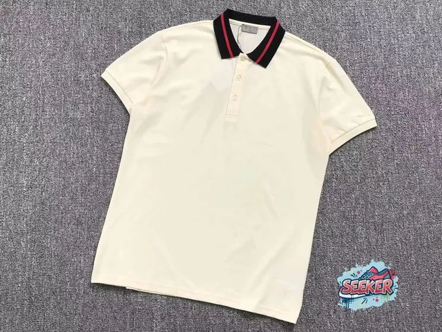Dior Polo Shirt Contrast Collar