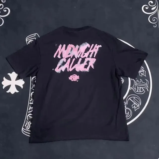 Chrome Hearts Midnight Caller Tee Spray Paint Graphic