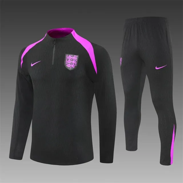 Nike × England National Team England Training Set Black with Pink Accents