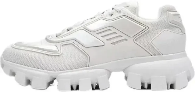 Prada Re-Nylon Trainer Triple White