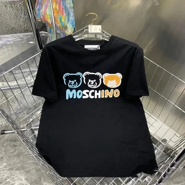 Moschino Graphic Tee Triple Bear Logo