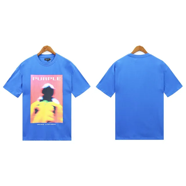 Graphic Tee Purple Brand Print