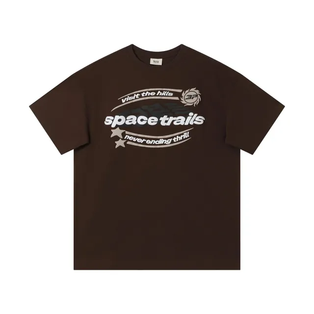 Broken Planet Space Trails Tee Visit the Hills Graphic