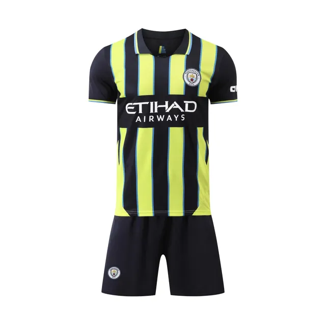 Adidas Manchester City Home Kit 2023/24 Striped