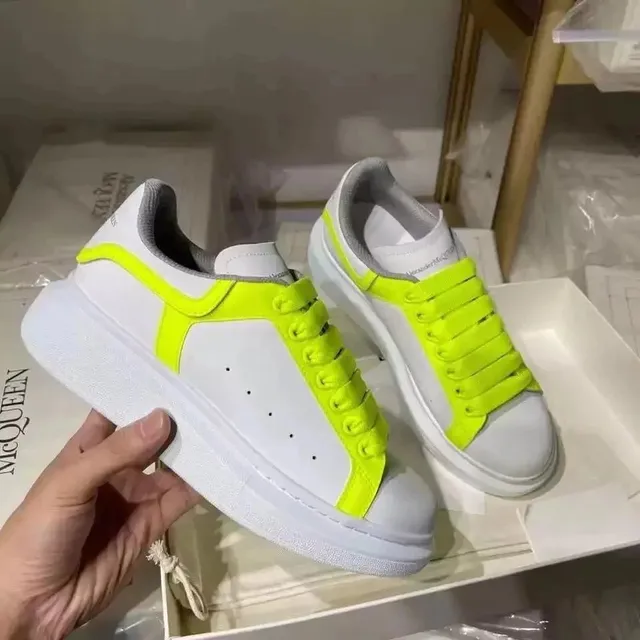 Alexander McQueen Oversized Sneaker Neon Yellow Accents