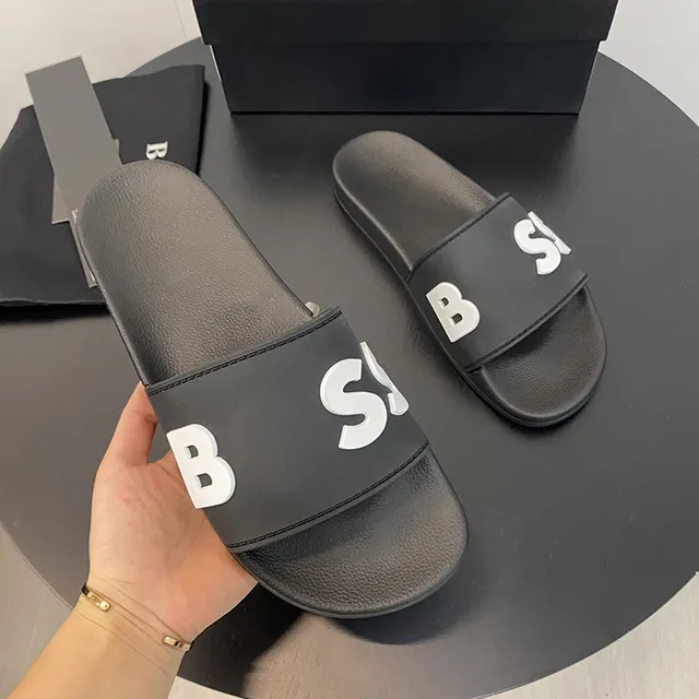 Balenciaga City Slide Logo Strap