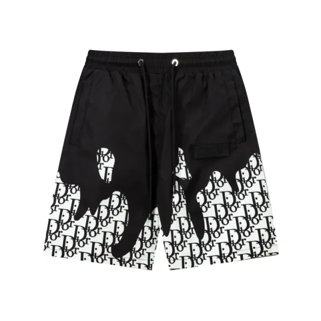 Dior Oblique Shorts Drip Print