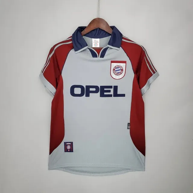 Adidas Bayern Munich Away Jersey 2000-01 Opel Sponsor