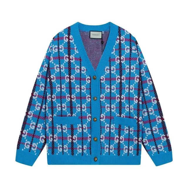 Gucci GG Pattern Cardigan Multi-Color