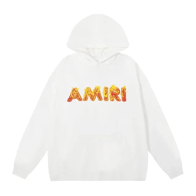 Amiri Hoodie Flame Logo