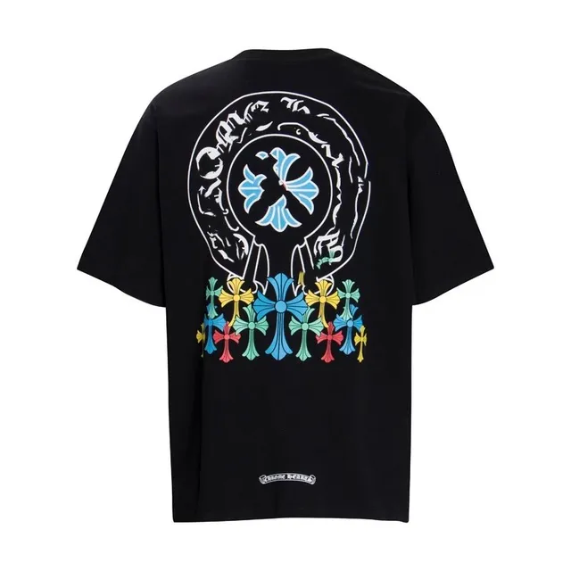 Chrome Hearts Graphic Tee Cross Motif Print