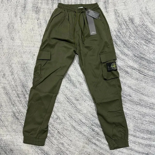 Stone Island Cargo Joggers Olive Green