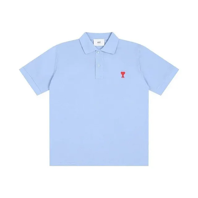 AMI Paris Polo Shirt Heart Logo