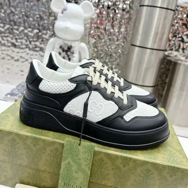 Gucci GG Marmont Sneaker Black and White