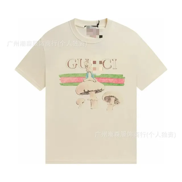 Gucci Graphic T-Shirt Mushroom Print