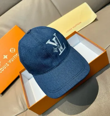 Louis Vuitton Baseball Cap Monogram Embroidered