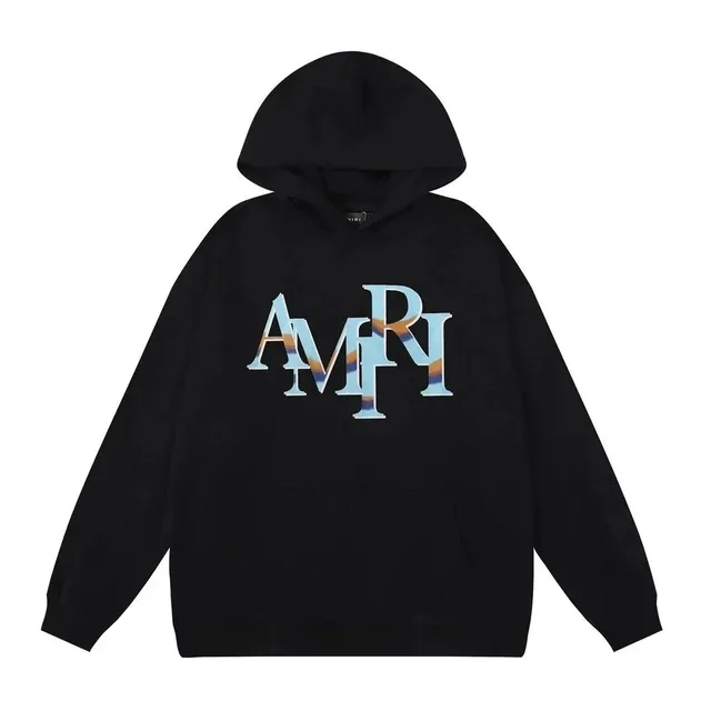 Amiri Hooded Sweatshirt Iridescent Logo