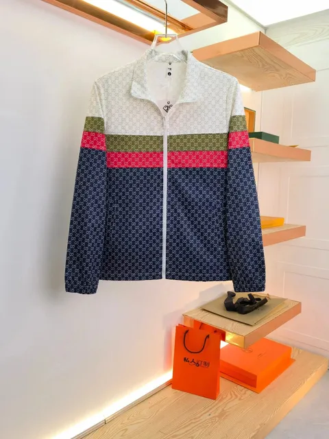 Gucci GG Monogram Track Jacket Colorblock