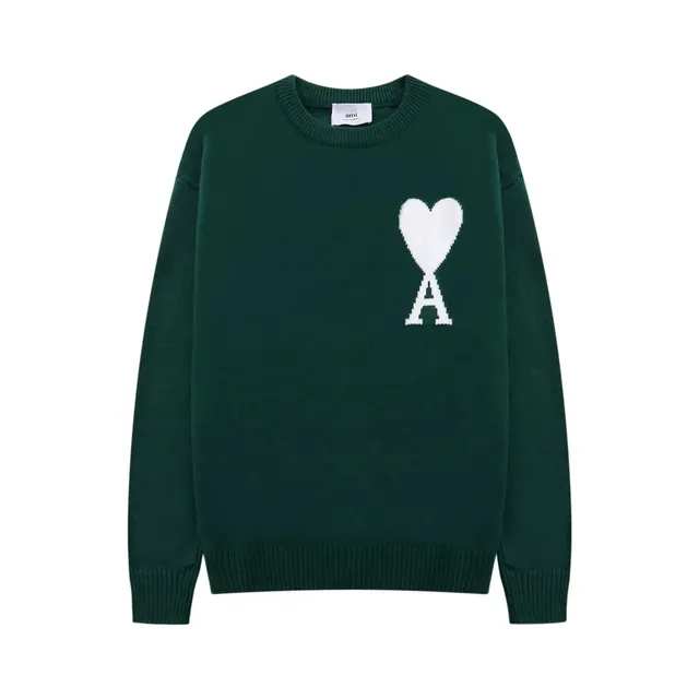 AMI Paris Knit Sweater Heart A Logo