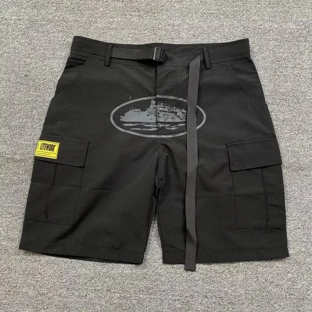 Corteiz Cargo Shorts Ship Print