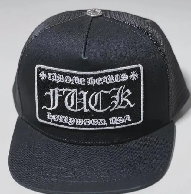 Chrome Hearts Trucker Cap FUCK Patch