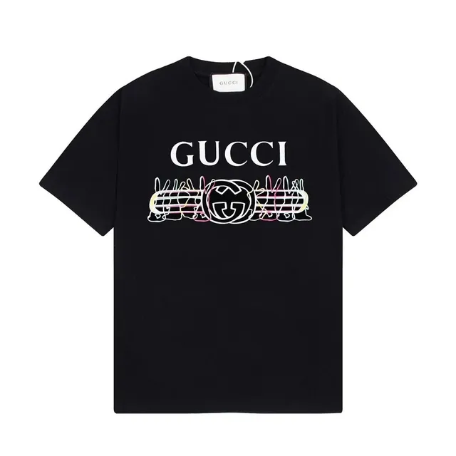 Gucci Graphic T-Shirt Neon GG Logo