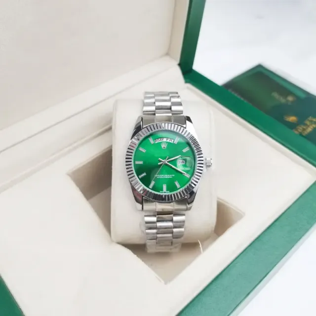 Rolex Day-Date 40 Stella Green Dial