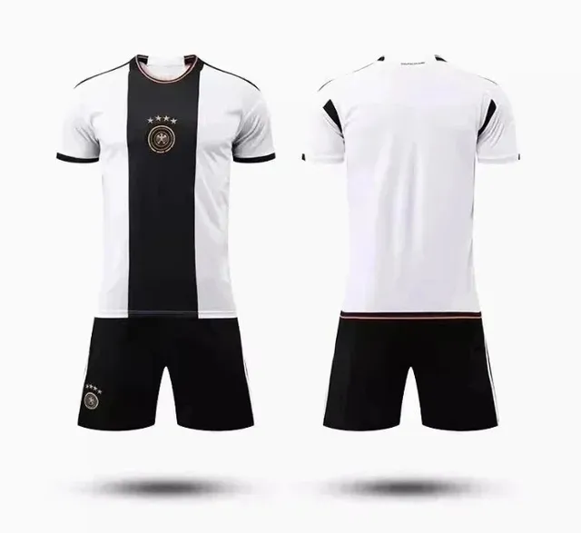 Adidas × Germany National Team Germany Home Kit 2024 Black-White Stripe