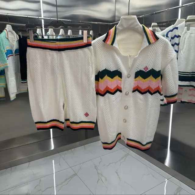 Fendi Knit Set Multicolor Chevron