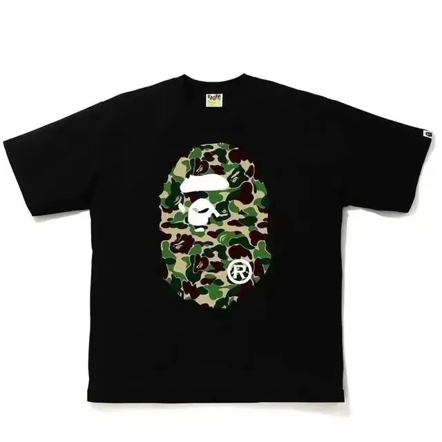 BAPE Shark Hoodie Tee Camo Ape Head