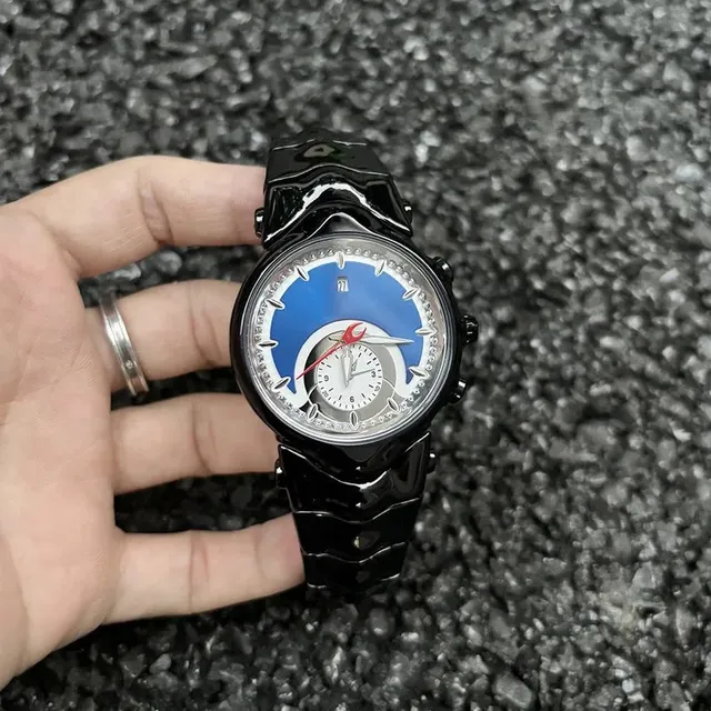 Richard Mille RM 011 Blue Dial with Red Chronograph Hand