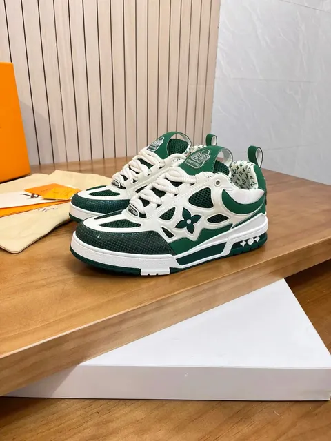 Louis Vuitton LV Trainer Monogram Green