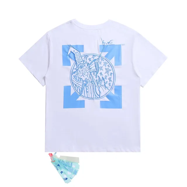 Off-White Arrow Graphic Tee Blue Print