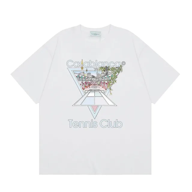 Casablanca Tennis Club Tee Architectural Print