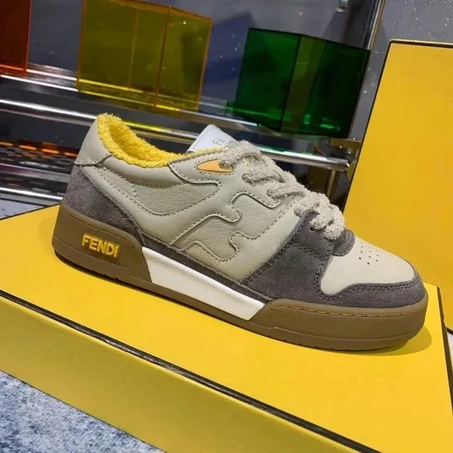Fendi Match Grey Beige Yellow