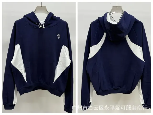 Hooded Sweatshirt Color-Block