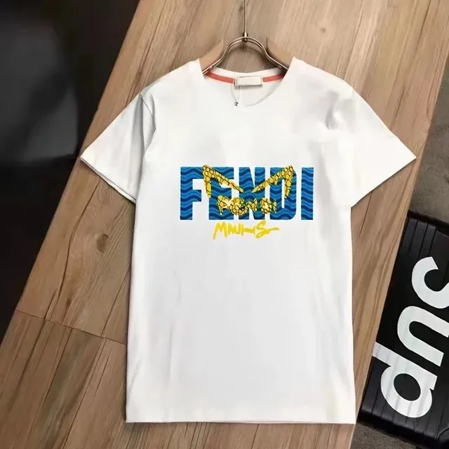 Graphic Tee FENDI Logo Print