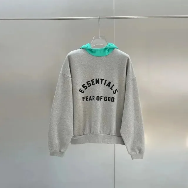Fear of God Essentials Cropped Hoodie Essentials Arch Logo