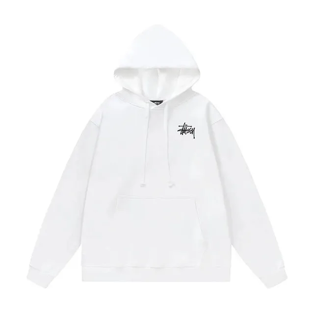 Stüssy Hooded Sweatshirt Logo Embroidered