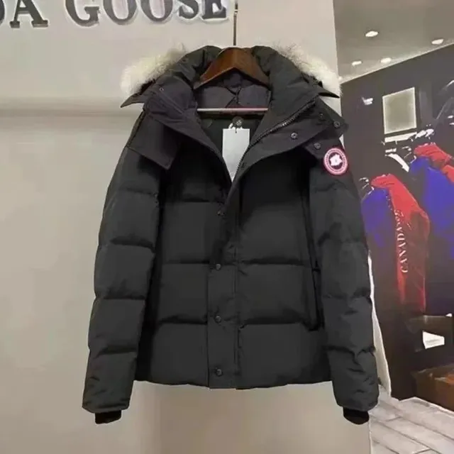 Canada Goose Expedition Parka Black with Fur Trim