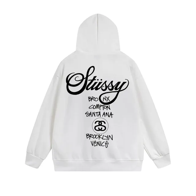 Stüssy Hooded Sweatshirt Brooklyn NYC Graphic