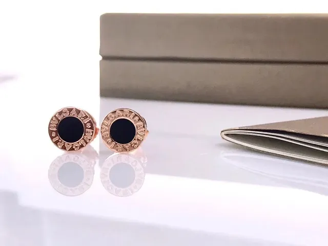 Bulgari Serpenti Earrings Black Onyx