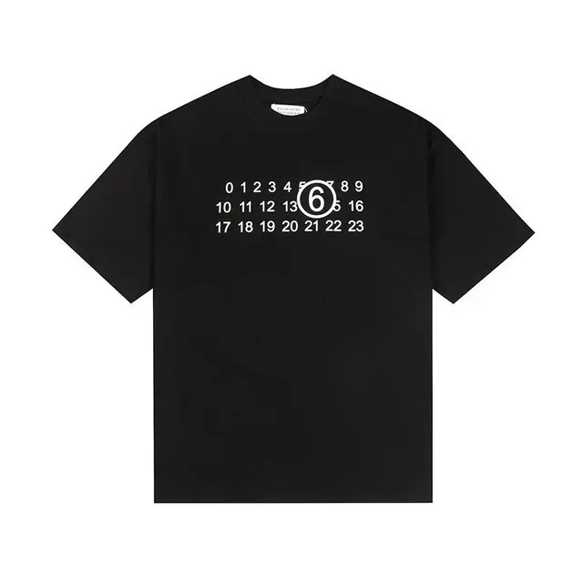Maison Margiela Number Tee White Numeric Print