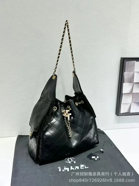 Chanel Classic Flap Bucket Bag Quilted Leather