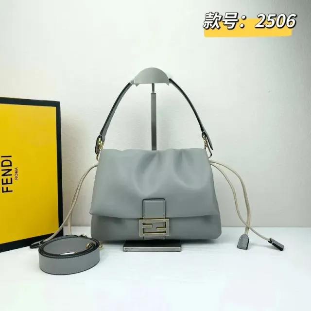 Fendi Baguette Matte Grey